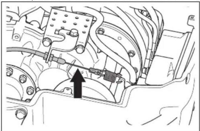 HUSQVARNA P 535HX - Lubrification du cable de frein de stationnement - 2