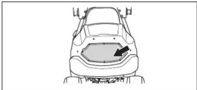 HUSQVARNA P 535HX - Pour nettoyer la grille de ventilation du moteur - 1