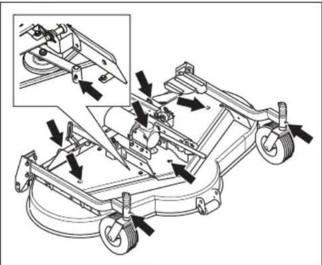 HUSQVARNA P 535HX - Lubrification du carter de coupe - 1