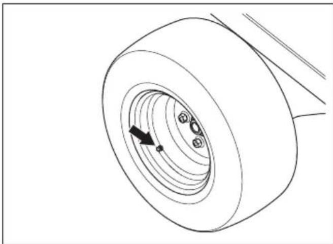 HUSQVARNA P 535HX - Bandenspanning - 1