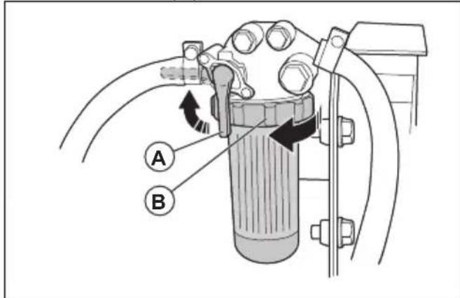 HUSQVARNA P 535HX - Remplacement du filtré en papier dans le filtré principal - 1