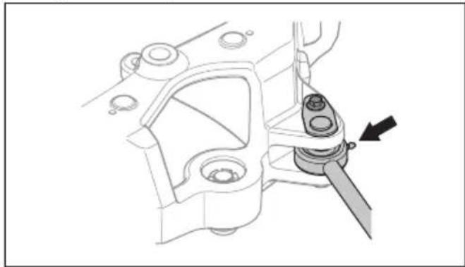 HUSQVARNA P 535HX - Pour lubrifier le vérin de direction - 1