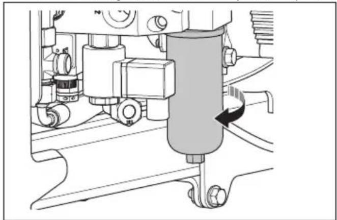 HUSQVARNA P 535HX - Remplacement du filtré à huile hydraulique - 1