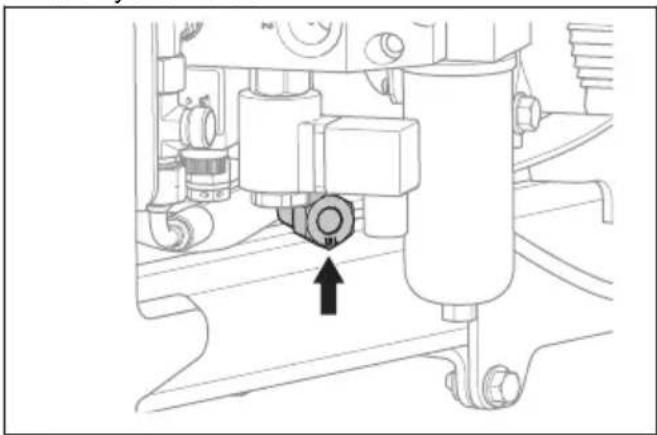 HUSQVARNA P 535HX - So lassen Sie das Hydraiksystem ab - 1
