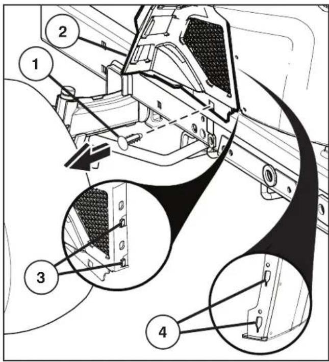 HUSQVARNA TS 348XD - Vidange de l'huile du moteur - 1