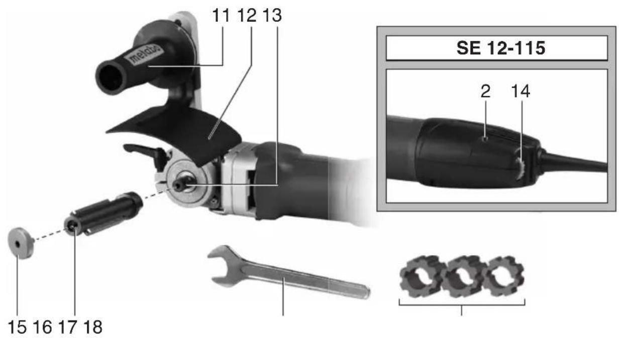 METABO SE 12115 - 5