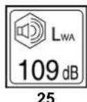 METABO BKS 450 Plus - Symbols on the machine - 6