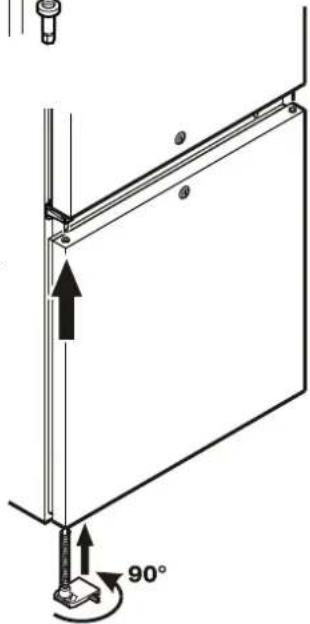 LIEBHERR LCv 4010 MediLine - Inversion du sens d'ouverture de la porte - 11
