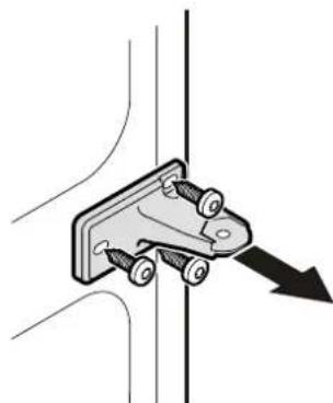 LIEBHERR LCv 4010 MediLine - Inversion du sens d'ouverture de la porte - 4