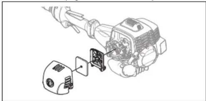 HUSQVARNA 543 RBX - Hava filtresinin temizlenmesi - 2