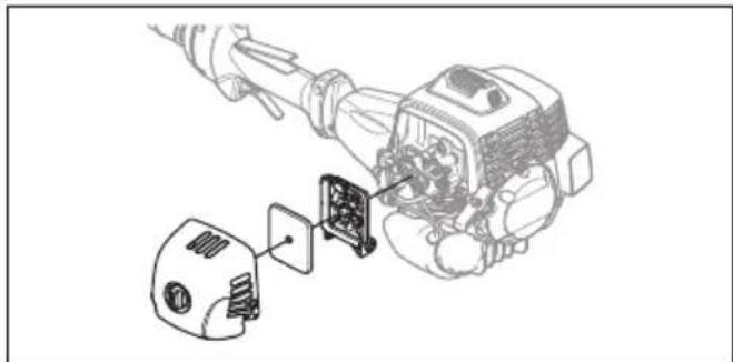 HUSQVARNA 543 RBX - To clean the air filter - 2