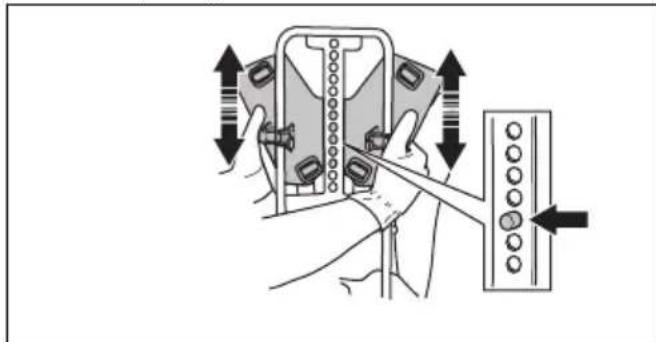 HUSQVARNA 543 RBX - To adjust the backplate height - 3