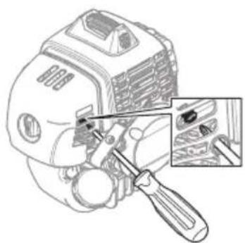 HUSQVARNA 543 RBX - Rölantinin ayarlanması - 2