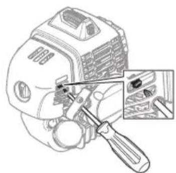 HUSQVARNA 543 RBX - Regolazione del regime minimo - 2