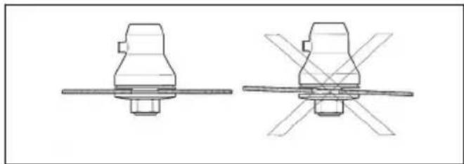 HUSQVARNA 543 RBX - Para fixar a lâmina de relva e a proteção da lâmina de relva/proteção combinada - 3