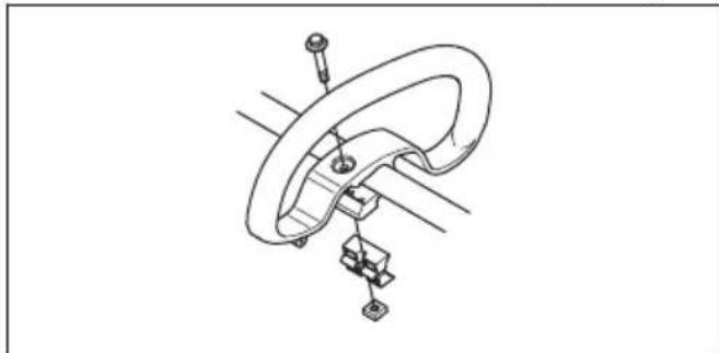 HUSQVARNA 543 RBX - To assemble the loop handle - 1