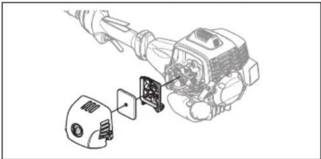 HUSQVARNA 543 RBX - Pour nettoyer le filtre à air - 2