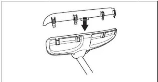 HUSQVARNA 543 RBX - Fixation du bouclier de protection - 2