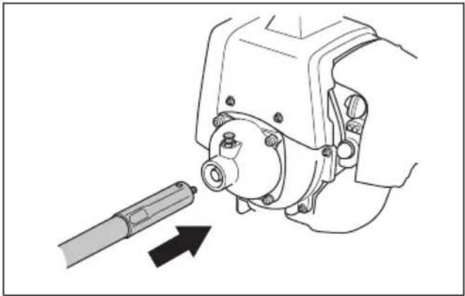 HUSQVARNA 543 RBX - To lubricate the flexible drive shaft - 5