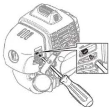 HUSQVARNA 543 RBX - Para ajustar el régimen de ralentí - 2