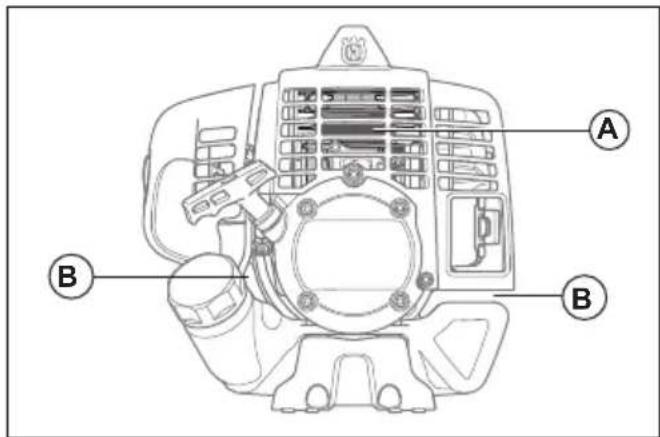 HUSQVARNA 543 RBX - Pour nettoyer le circuit de refroidissement - 2