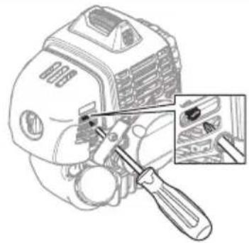 HUSQVARNA 543 RBX - Ajustar o ralenti - 2