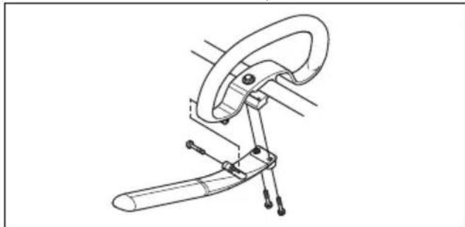 HUSQVARNA 543 RBX - To assemble the J-handle - 2