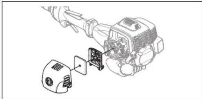 HUSQVARNA 543 RBX - Para limpar el filtro de aire - 2