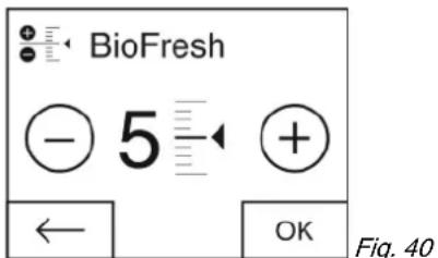 LIEBHERR KBef 3730 Comfort - Régler la température dans le组成部分 BioFresh - 2