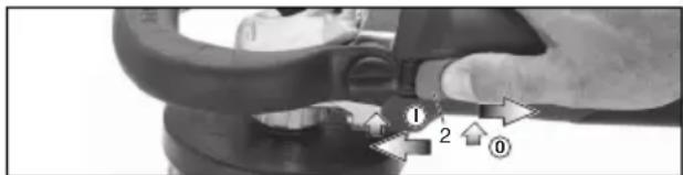 METABO PE 1530 - Ajuste del numero de revoluciones - 1