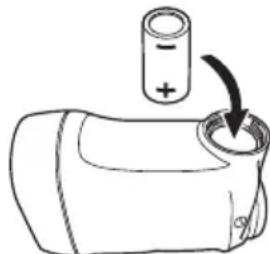 NIKON Laser 50 - Insérer/remplacer la pile - 1