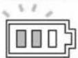 MAKITA DCW180Z - Indicazione della capacità residua della batteria - 2