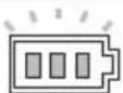 MAKITA DCW180Z - Indicazione della capacità residua della batteria - 1