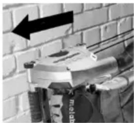 METABO MFE 40 - Trabalhar com a fresadora de abrir roços - 2