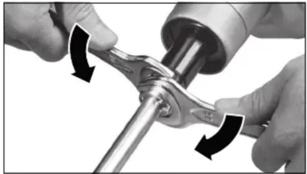 METABO RWEV 12002 - Tyokalun irrottaminen: - 1