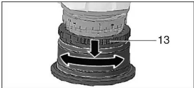 METABO KFM 18 LTX 3 RF - Ajustar a altura da chanfradura - 2