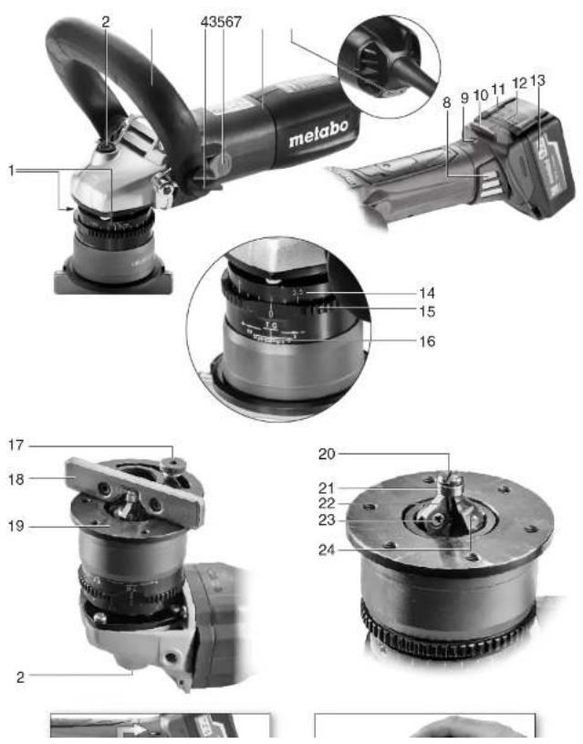 METABO KFM 18 LTX 3 RF - 1