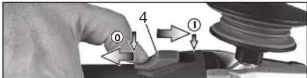 METABO KFM 18 LTX 3 RF - Ligar/desligar - 5