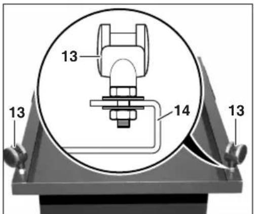 METABO SPA 1702 W - Rullar och hjul - 1