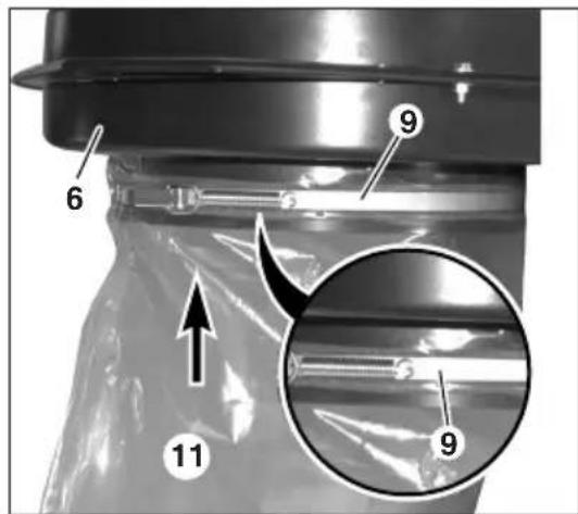 METABO SPA 1702 W - Filter, Filterhaltebügel und Spänesack - 2