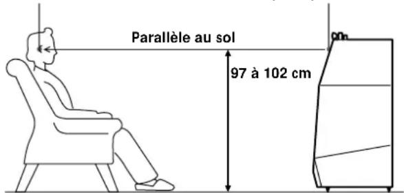 SONY SSM9ED - Réglage de la hauteur - 1