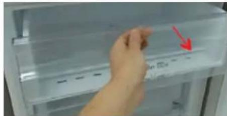 SAMSUNG RB33J3515S9 - Για να αφαιρέσετε το συρτάρι - 1