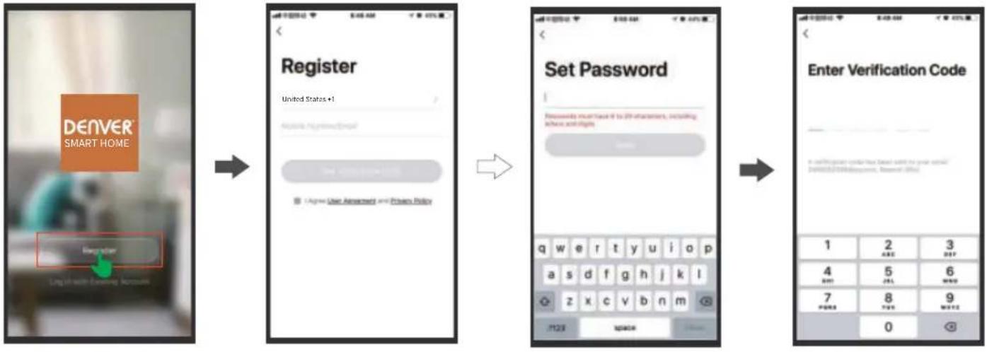 DENVER IOB207 - Kontoregistrering og innlogging - 1