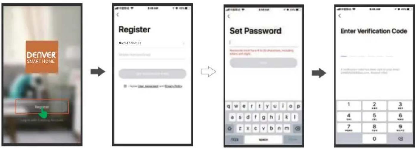 DENVER IOB207 - Inscription et connexion au compte - 1