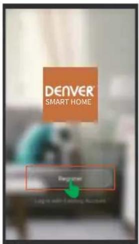 DENVER IOB207 - Tilin rekisteröinti ja sisäänkirjautuminen - 1