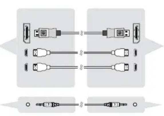 VIEWSONIC VX Series VX32114Kmhd - Σύνδεση καλωδίου βίντεο - 3