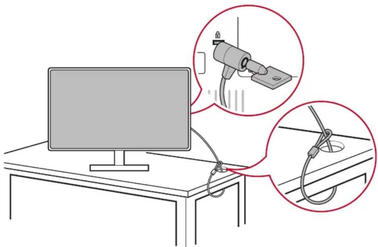 VIEWSONIC VX Series VX32114Kmhd - Xpñση δίαξης κλειδώματος Kensington - 1