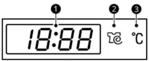 LG F4J3TM5WD - Visualització del temps i l'estat a la pantalla - 1