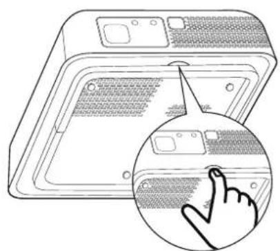 VIEWSONIC M2e - Réglage de la hauteur du projecteur et de l'angle de projection - 1