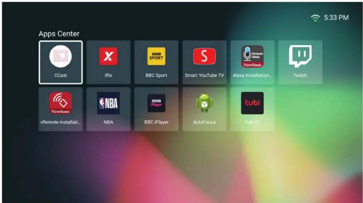 VIEWSONIC M2e - Apps Center (Centre d'applications) - 2